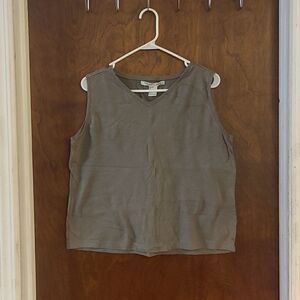 Faded Glory XL Grey Sleeveless Tank